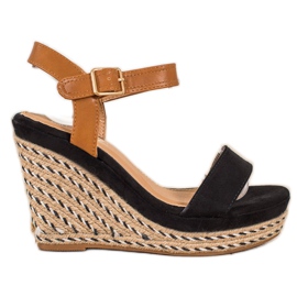 SHELOVET Espadrilles On Wedge Sandals sort