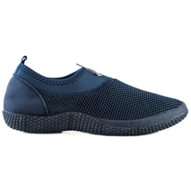 SHELOVET Openwork Slip On Sko blå