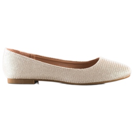 Super Mode Klassisk Ballerina Med Glitter gylden