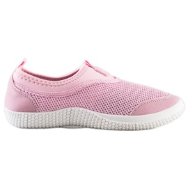SHELOVET Lyserøde Slipons