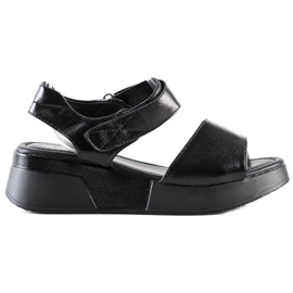 Weide Velcro sandaler sort