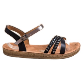 Queen Vivi Moderigtige sandaler sort
