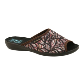 Adanex Tęg efterlader flip-flops. G1 / 2 24616 beige brun rød