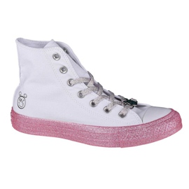 Converse X Miley Cyrus Chuck Taylor Hi All Star W 162239C hvid