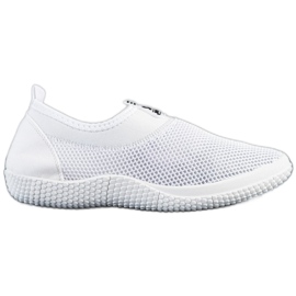 SHELOVET Openwork Slip On Sko hvid