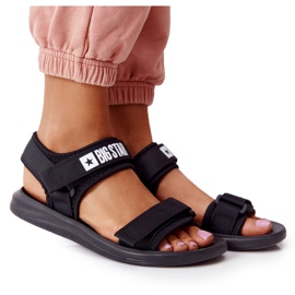 Sports -sandaler til kvinder Big Star HH274A024 Sort