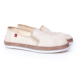 Mænds Espadrilles Big Star HH176001 Beige