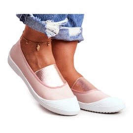 LU BOO Sneakers Slip On Slip-on Sneakers Pink Justy lyserød