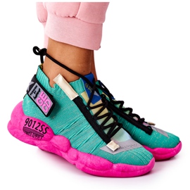 PS1 Kvinders sportssko Sneakers Green Bubble Tea lyserød grøn