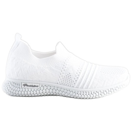 MCKEYLOR White Slip On Sneakers hvid