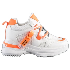SHELOVET Hvide mode sneakers