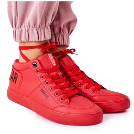 Kvinders sneakers Big Star Warm Red EE274354 rød