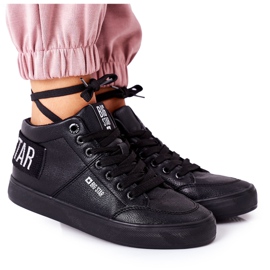 Kvinders sneakers Big Star Warm Black EE274351 sort