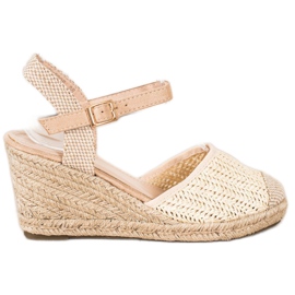 Sweet Shoes Åbent Espadrilles På Kilen beige
