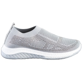 SHELOVET Slip-on sneakers grå
