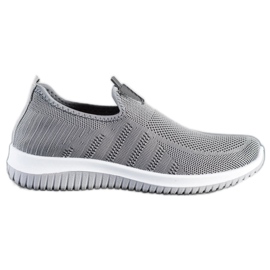 SHELOVET Slip-on sportssko grå
