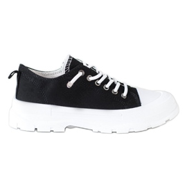Sabatina Moderigtige sneakers på platformen sort