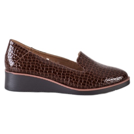 Lordsy Snake Print VINCEZA brun