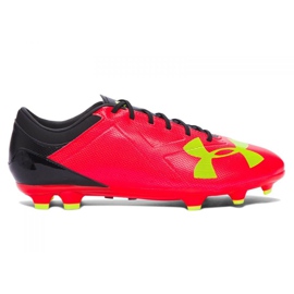 Under Armour Spotlight Dl Fg M 1272302-669 fodboldstøvler flerfarvet, rød, sort rød