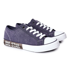Mænds Big Star HH174047 Marineblå sneakers