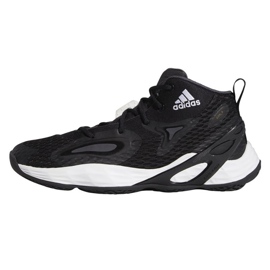 Adidas Exhibit A Mid M H67747 basketballsko sort sort