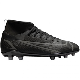 Nike Mercurial Superfly 8 Club FG / MG Jr CV0790-004 fodboldsko sort sort