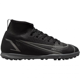 Nike Mercurial Superfly 8 Club Tf Jr CV0795-004 fodboldsko sort sort