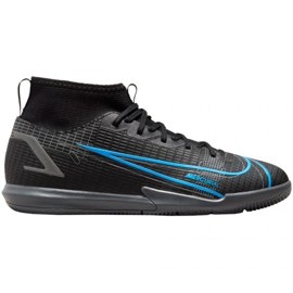 Nike Mercurial Superfly 8 Academy Ic Jr CV0784-004 fodboldsko sort sort