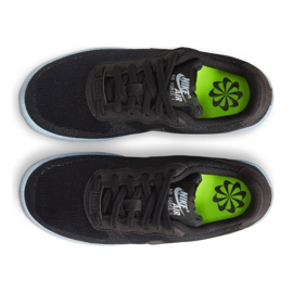 Nike Air Force 1 Crater Flyknit Jr DH3375-001 sko sort