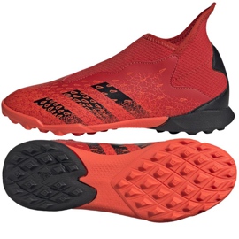 Adidas Predator Freak.3 Ll Tf Jr FY7869 fodboldstøvler flerfarvet appelsiner og røde