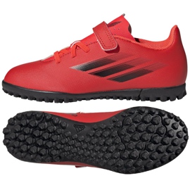 Adidas X Speedflow.4 H&amp;L Tf Jr FY6874 fodboldstøvler flerfarvet rød