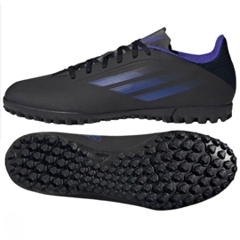 Adidas X Speedflow.4 Tf M FY3333 fodboldstøvler sort sort