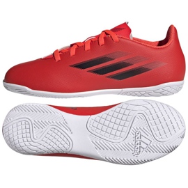 Adidas X Speedflow.4 I Jr FY3331 fodboldstøvler flerfarvet appelsiner og røde