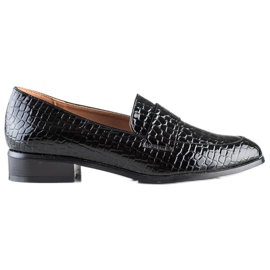 Snake Print VINCEZA loafers sort