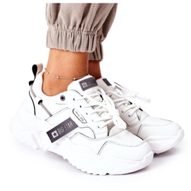 Sportssko til kvinder Sneakers Big Star GG274213 Hvid-Grå