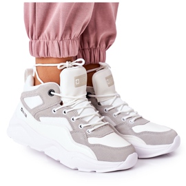 Sportssko til kvinder Sneakers Big Star GG274643 Hvid