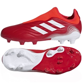 Adidas Copa Sense.3 Ll Fg Jr FY6156 fodboldstøvler rød appelsiner og røde