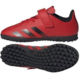 Adidas Predator Freak.4 H&amp;L Tf Jr FY6323 fodboldstøvler flerfarvet appelsiner og røde
