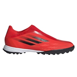 Adidas X Speedflow.3 Ll Tf M FY3266 fodboldstøvler flerfarvet appelsiner og røde