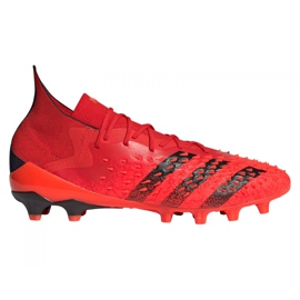 Adidas Predator Freak.1 Ag M FY6253 fodboldstøvler rød rød
