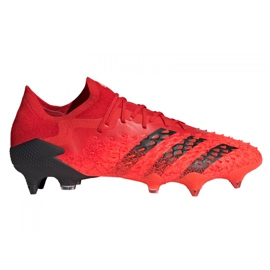 Adidas Predator Freak.1 Low Sg M FY6267 fodboldstøvler rød, sort rød