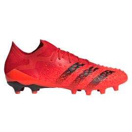 Adidas Predator Freak.1 Low Ag M GZ2809 fodboldstøvler rød appelsiner og røde