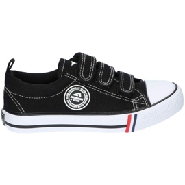 American Club Sorte amerikanske LH33 Velcro sneakers