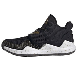 Sko adidas Deep Threat Primeblue C Jr GZ0111 hvid sort