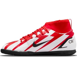 Nike Mercurial Superfly 8 Club CR7 Ic Jr DB0930 600 fodboldsko flerfarvet hvid