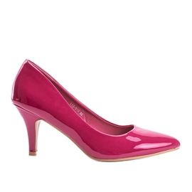 Mørk pink pumps på en Faith stilethæl lyserød