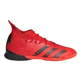 Adidas Predator Freak.3 In Jr FY6288 fodboldstøvler rød appelsiner og røde