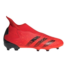 Adidas Predator Freak.3 Ll Fg Jr FY6296 fodboldstøvler flerfarvet appelsiner og røde