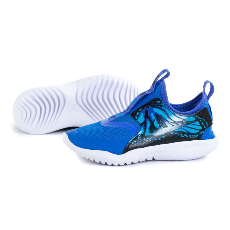 Nike Flex Runner Lil (PS) Jr DD1228-400 sko rød blå