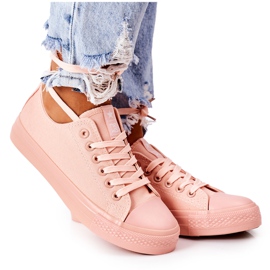 NEWS Kvinders klassiske lyserøde Ecoma sneakers